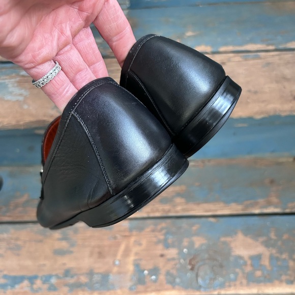 MAGNANNI Black Leather Loafers - Picture 3 of 9